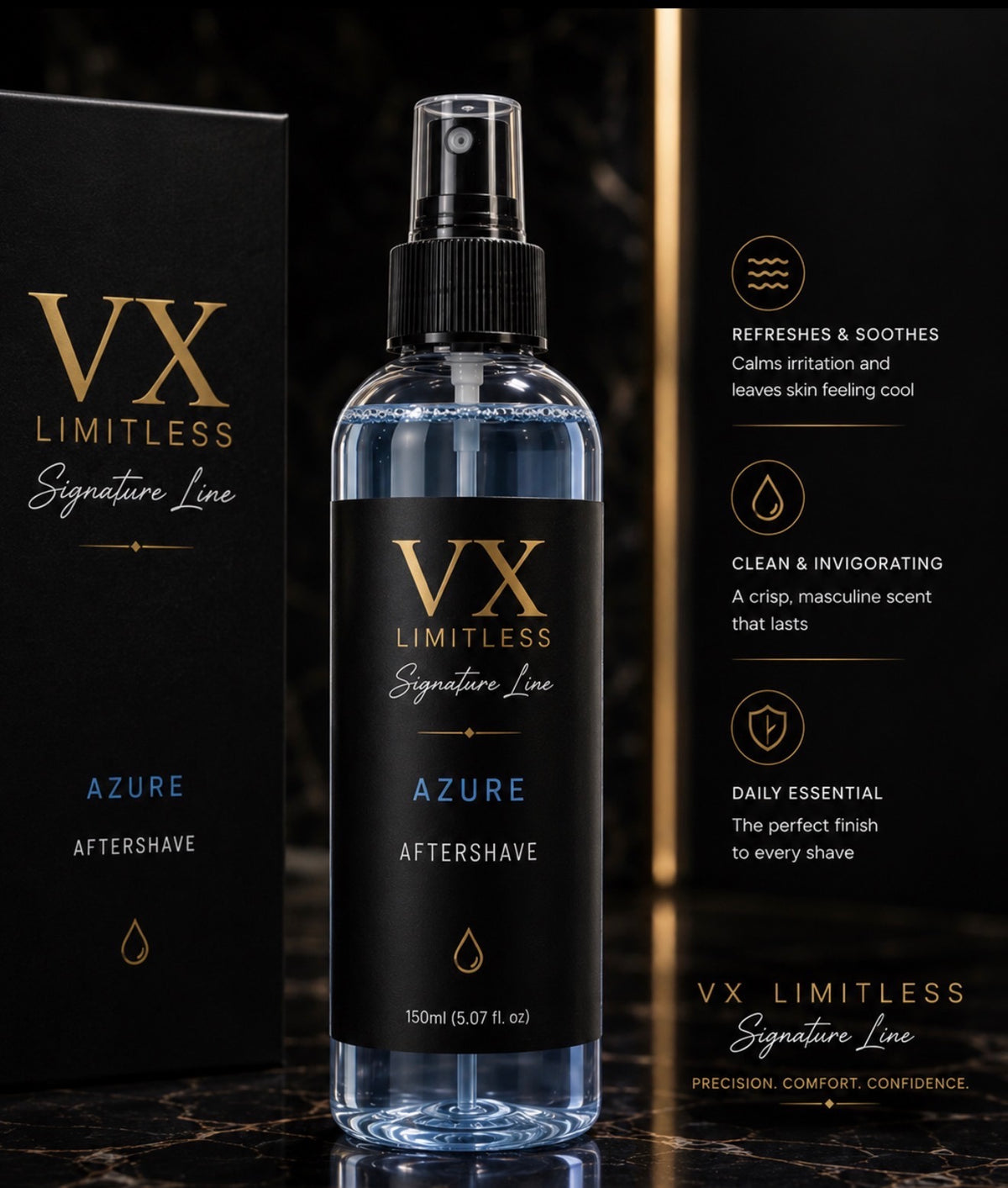 VX Limitless Signature Line Azure Aftershave