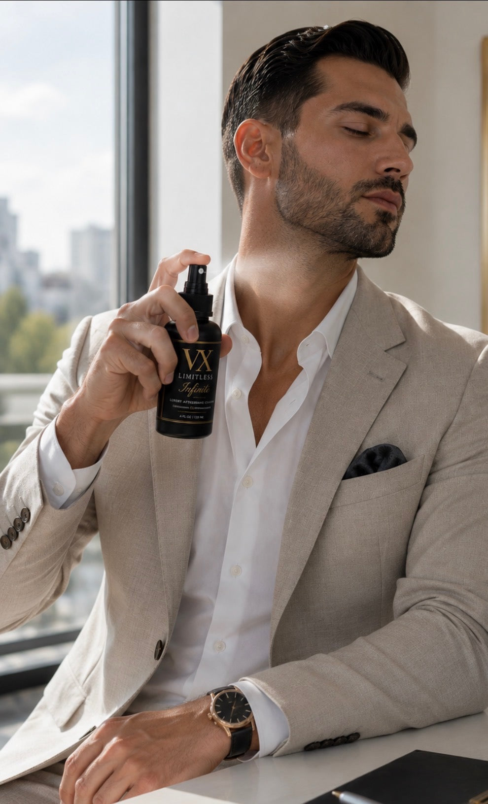 VX Limitless Infinite Luxury Aftershave Cologne